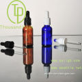 factory wholesale e-liquid frosted matte clear green blue amber 15ml mini liquor vials with pipettes